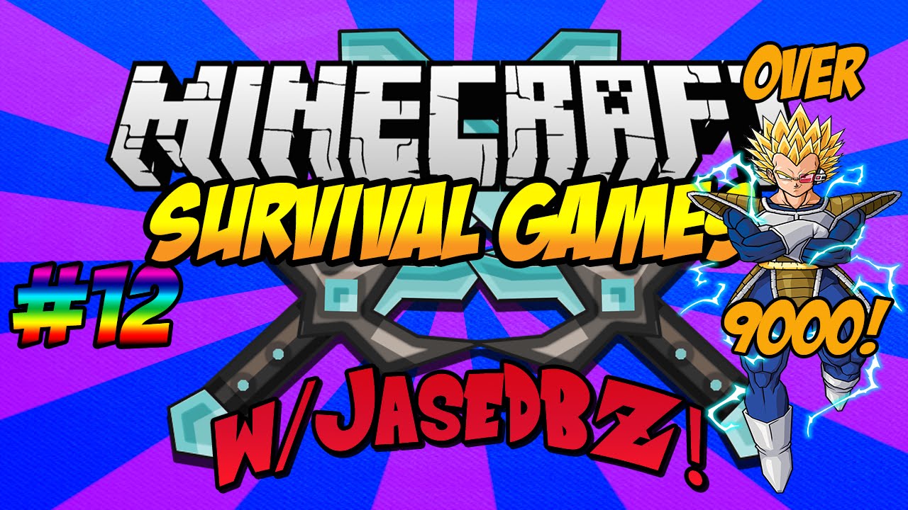 Minecraft - Survival Games w/JaseDBZ - EP#12 - Scouter Be like...Over 9000!
