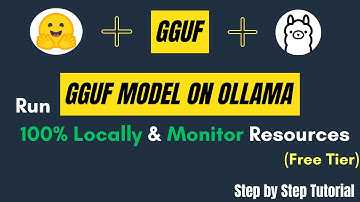 Easily Run Hugging Face GGUF Models Locally with Ollama #LLM #HuggingFace #GGUFModels #Ollama#asitop
