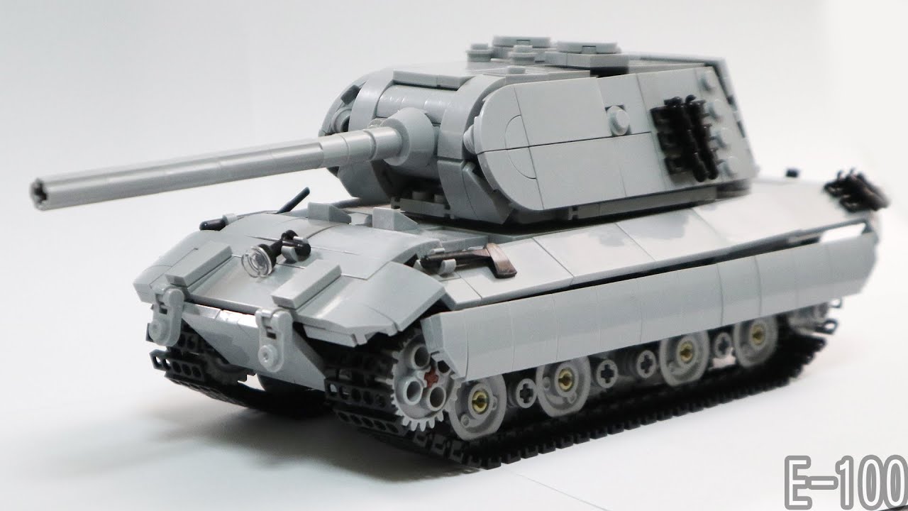 レゴ互換【E100超重戦車】E-100 - YouTube