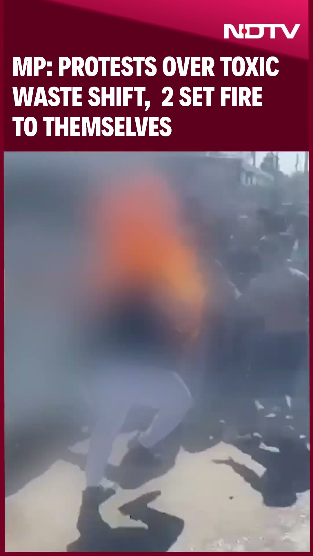 Bhopal News | 2 Men Set Themselves On Fire To Protest Against Disposal Of Union Carbide Waste
