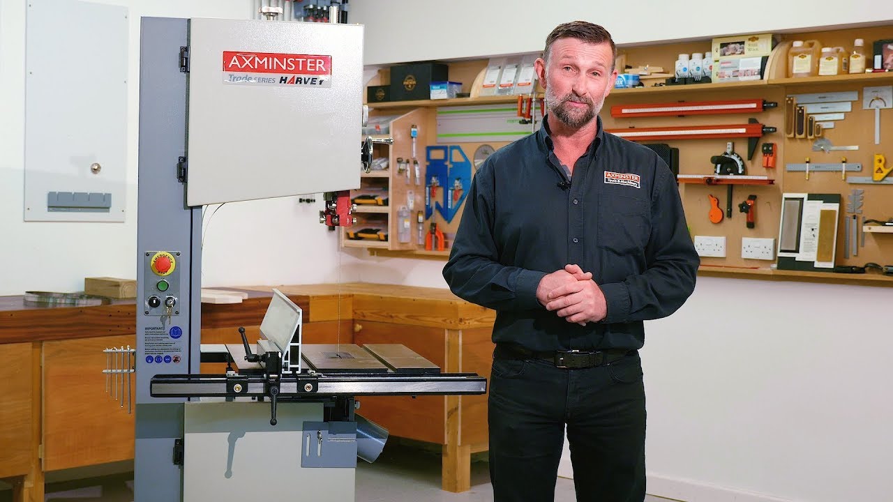 Bandsaw Axminster Trade HW615E Bandsaw Machine Overview YouTube