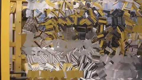 BEATTER STACKER AND PALLETIZING LINE WITH BREAKERS 1