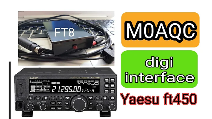 YAESU FT450D -  WSJTX FT8 - M0AQC DIGI Interface £36 - also many other applications