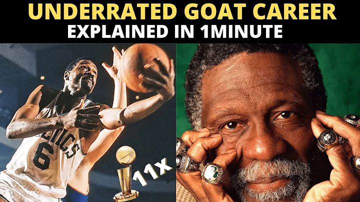 The Most  UNDERRATED GOAT Career BILL RUSSELL! Explained in 1 minute! #billrussell #bostonceltics