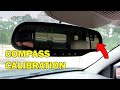 How to calibrate The compass on GM rearview mirrors