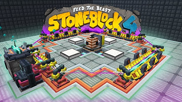 Stoneblock 4 Minecraft Modpack EP25 Over 50000J Oritech Particle Accelerator Setup