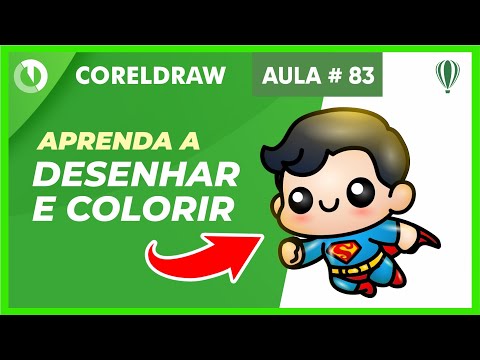 Como fazer um desenho e colorir no Corel Draw de modo fácil usando a mídia artística