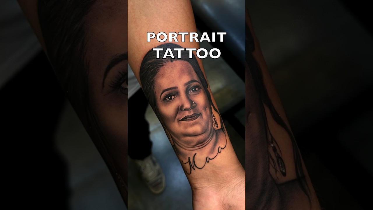 Mother portrait tattoo | ☎️ 8800878580 for appointment