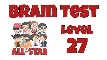 Brain Test All-Star: IQ Boost Level 27 Solution