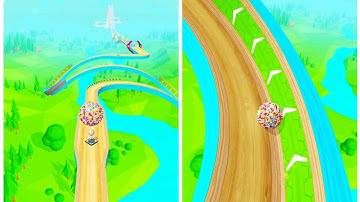 Going Balls Game play All Levels Walkthrough IOS,Android last Update 80