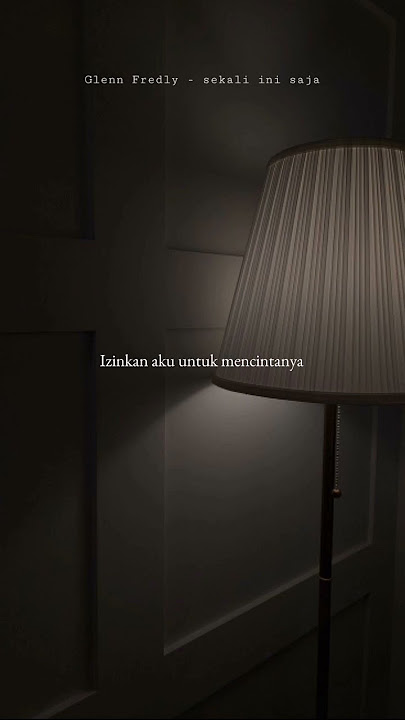 status wa sekali ini saja - Glenn Fredly #shorts