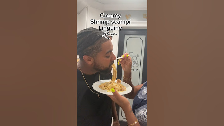 Creamy shrimp scampi linguine recipe | Shrimp scampi pasta