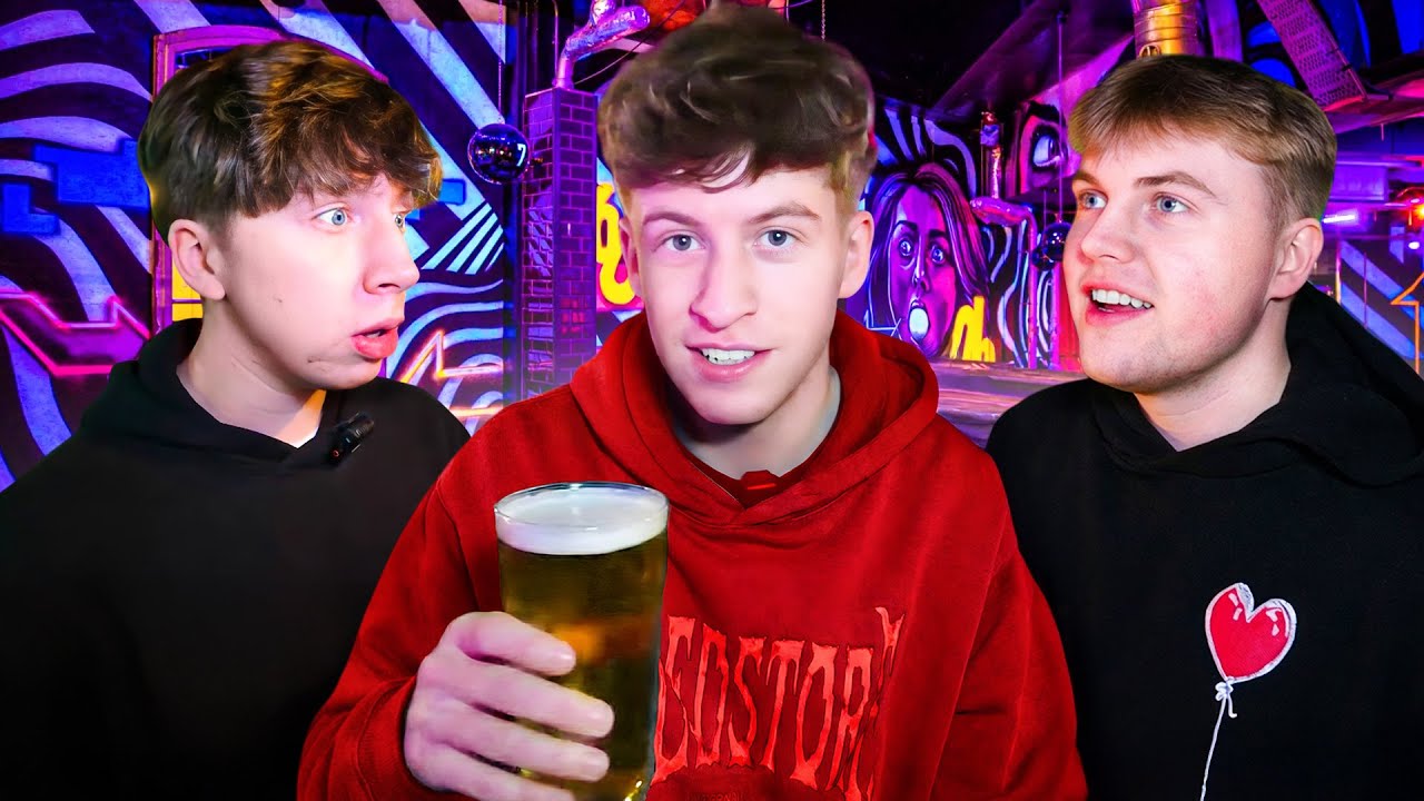 Getting DRUNK At The Bov Boys Games Night!