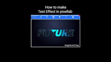 Future Text Effect in pixellab |  #logo #pixelledeffect #glowtext #pixellab #shortsfeed  #shorts