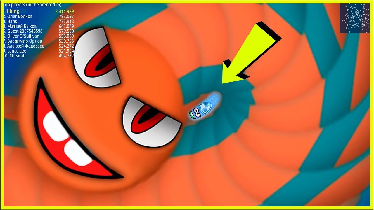 🐍WORMSZONE.IO | GIANT SLITHER SNAKE TOP 01 / Epic Worms Zone Best Gameplay! | Trần Hùng 83