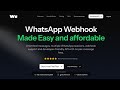 Best WhatsApp Webhook Provider in 2025 |  WhatsApp Webhook Made Easy and affordable with WasenderAPI