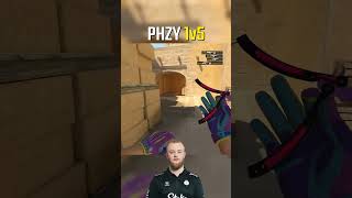 ONE VS FIVE AND HE WINS… PHZY 1V5 CLUTCH 😵