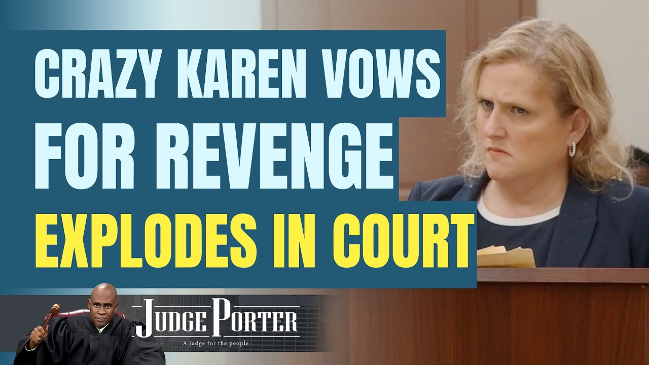 Crazy Karen Vows For Revenge. Explodes In Court.