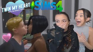 Their First KISS!! - Twin My Heart SIMS 4 Ep. 2 by Merrell Twins Live 42,383 views 3 years ago 22 minutes
