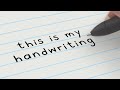 I mastered perfect handwriting in 24 hours