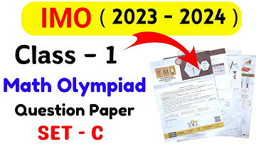 Class 1 Math Olympiad Question Paper| Olympiad Exam Class 1| IMO for Class 1|Math Olympiad Exam 2023