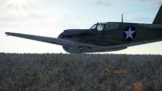 : IL-2 VR 4K | P-40 gets swarmed on the defense