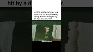 The Cybertruck car wash issue...