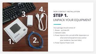 ISP ROUTER - NON-CONTACT INSTALLATION INSTRUCTIONS