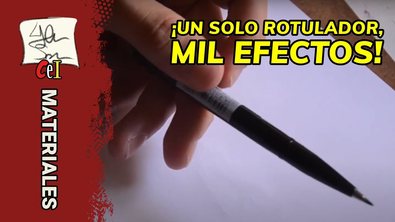 Pentel Fude Touch Brush Sign Pen - Black - YouTube