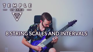 Temple of Shred | 8 String Scales and Arpeggios | Guitar Lesson | EP3 Wealth