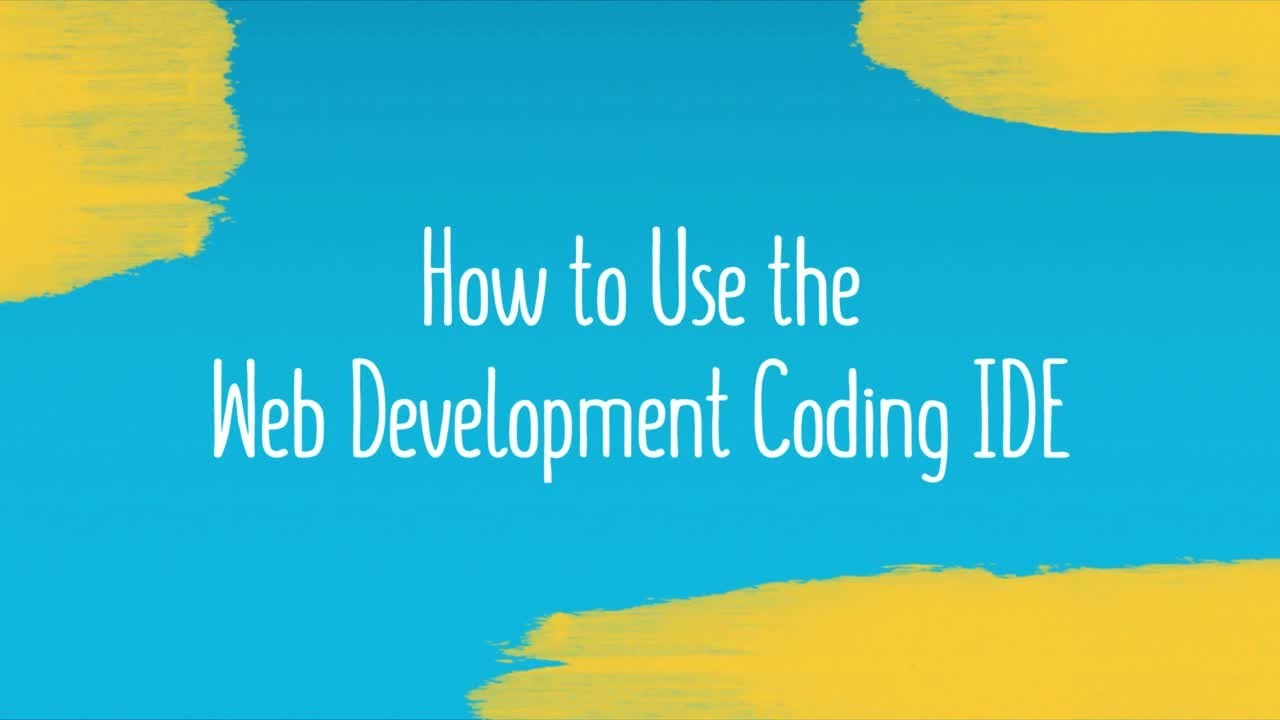 How to Use the Web Development Coding IDE - YouTube