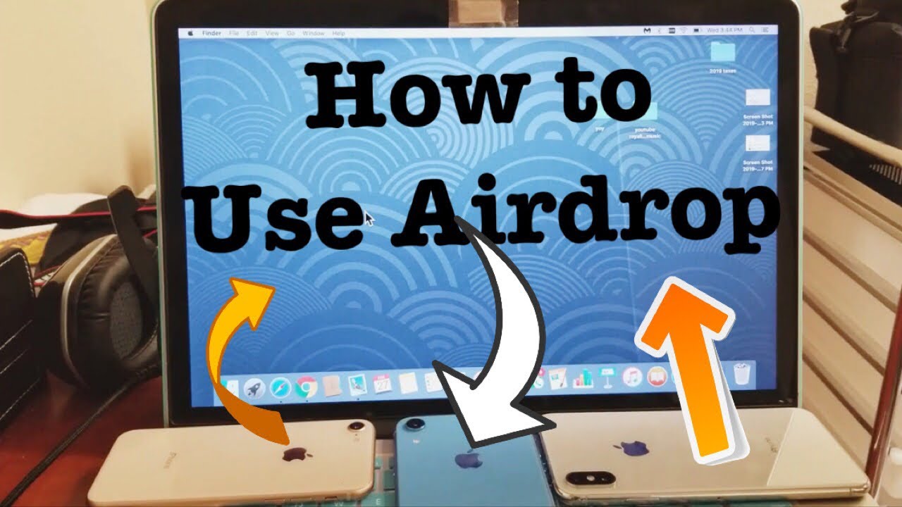 How To Airdrop (Transfer Photos/Videos) From Iphone To Macbook \U0026 Vice Versa  (Step By Step)