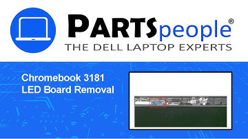 Dell Chromebook 3181 (P26T002) LED Board How-To Video Tutorial