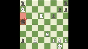 Find checkmate in 2 moves with white pieces! | #chess