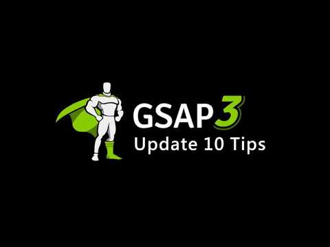 【GSAP3 Update 10 Tips - 09】更貼近web開發使用者屬性