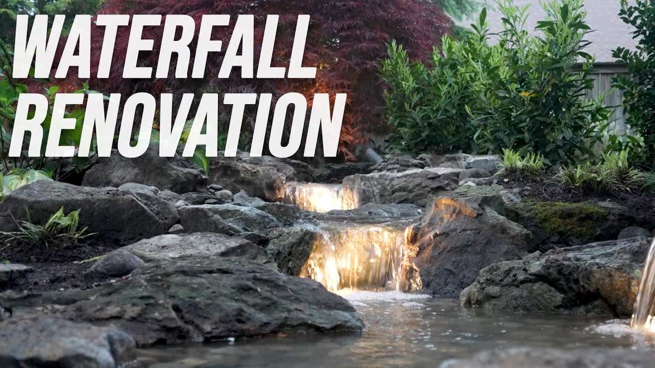 They Let Us Rip Out Their 10+ Year Old Waterfall!