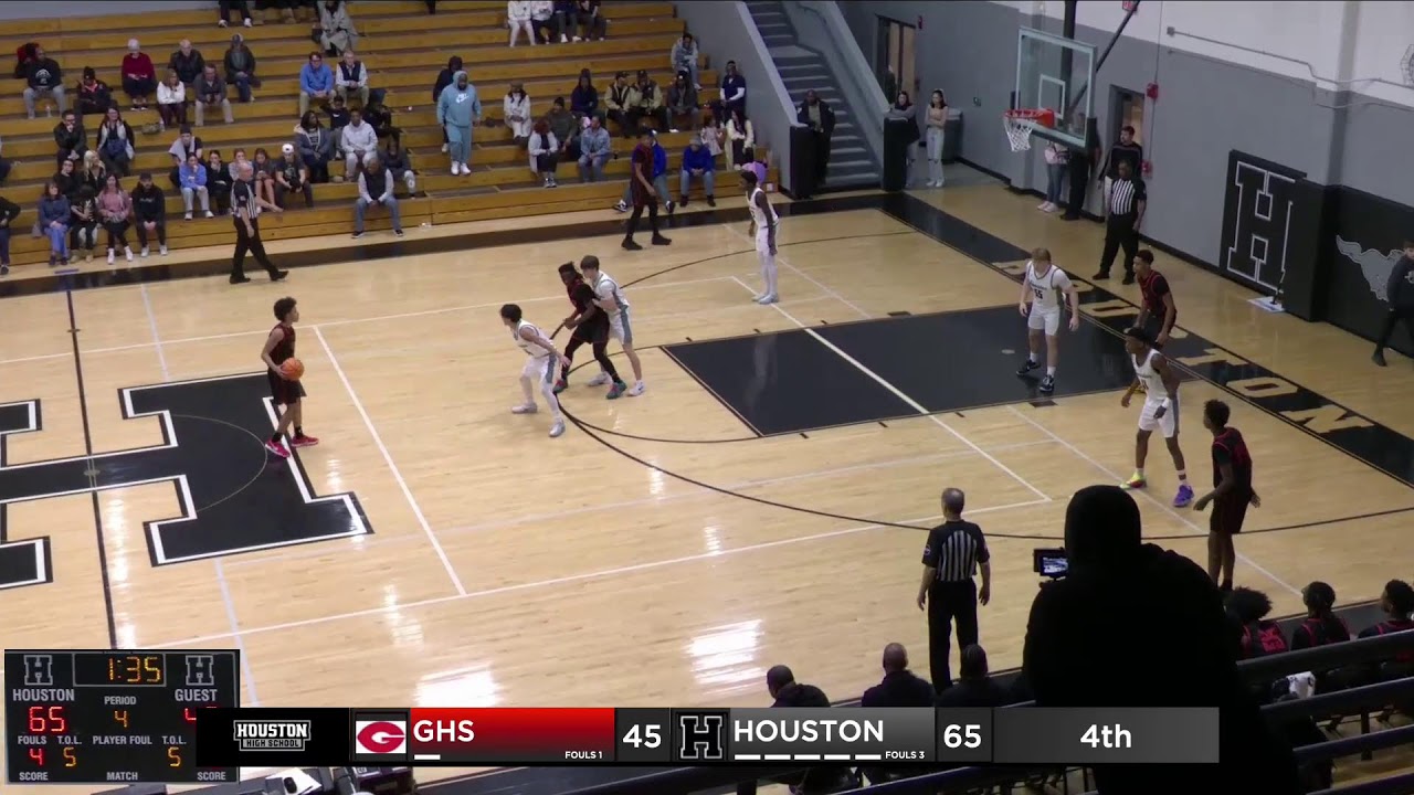Houston High School vs Germantown High School Mens Varsity Basketball