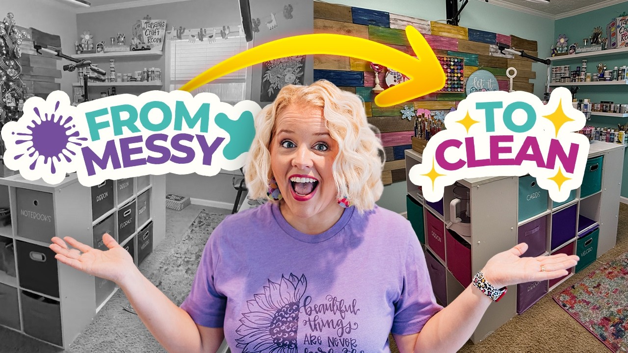 How to Keep Your Craft Room/Studio Clean & Organized | Clean With Me!