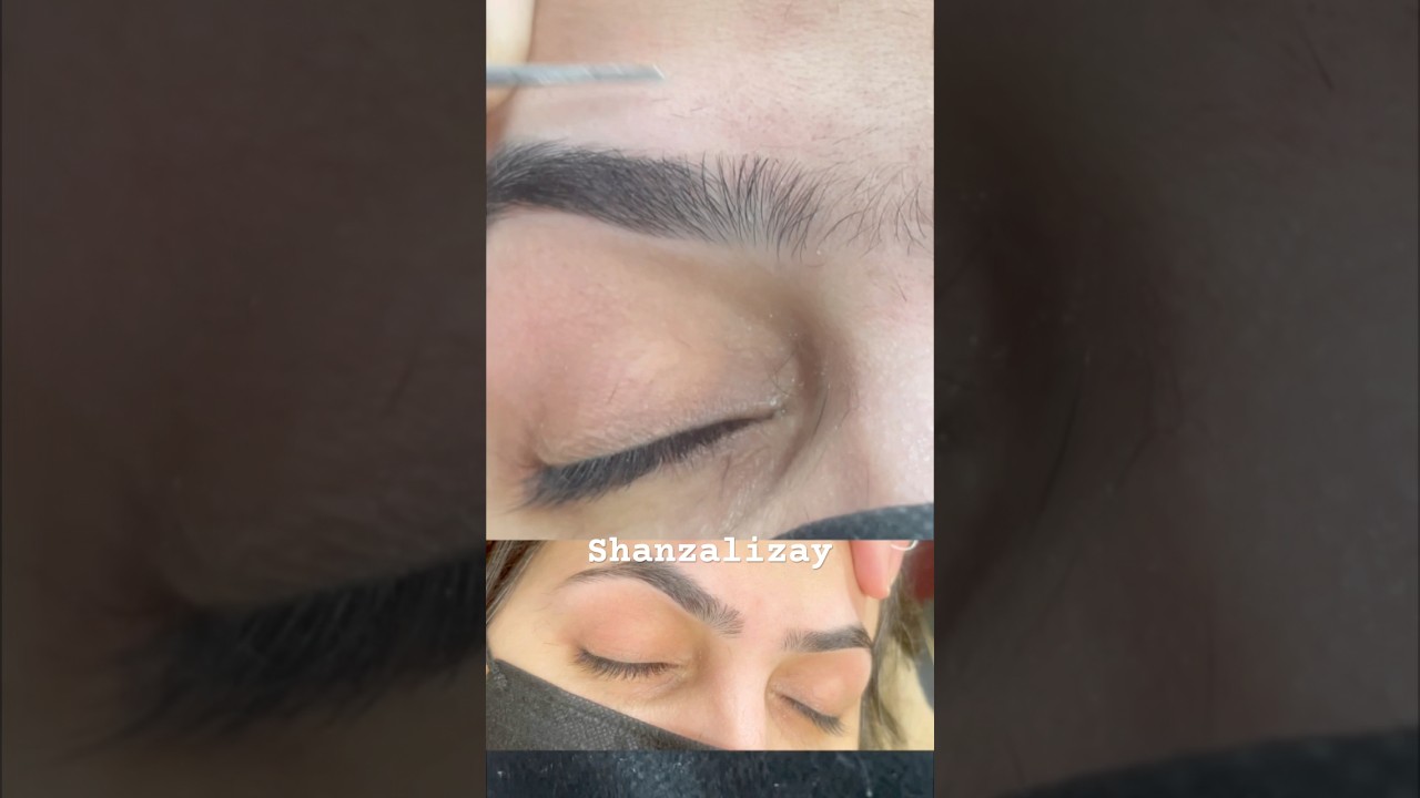 Clean & Sharp Brows with Simple Plucking   