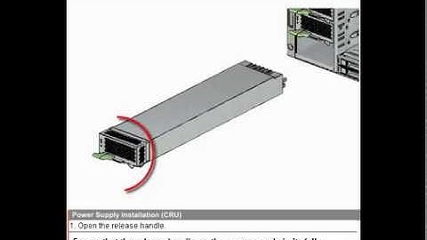 Sun Server X2-8: Installing a Power Supply