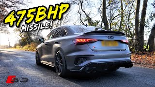 THIS CRAZY 475BHP S3 IS ON SMOKE! *B ROAD HEART BREAKER*