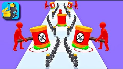 Tiny Run 3D 🐜🐜 All Levels Gameplay Android iOS