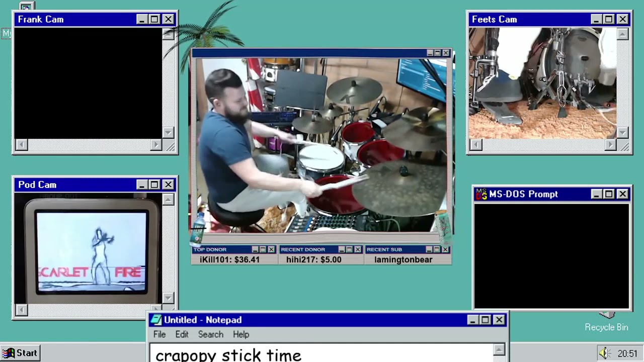 Dankpods' Scarlet Fire Drums Cover (NOT MINE)