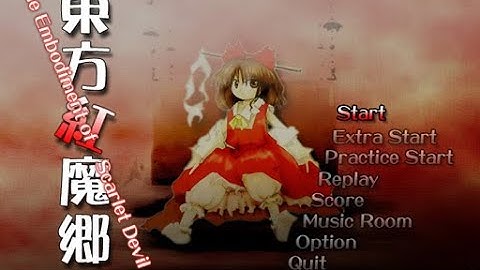 Touhou Embodiment of Scarlet Devil 1cc no bombs Easy MarisaA