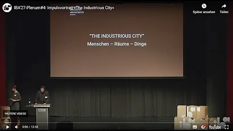 Markus Schaefer, The Industrious City