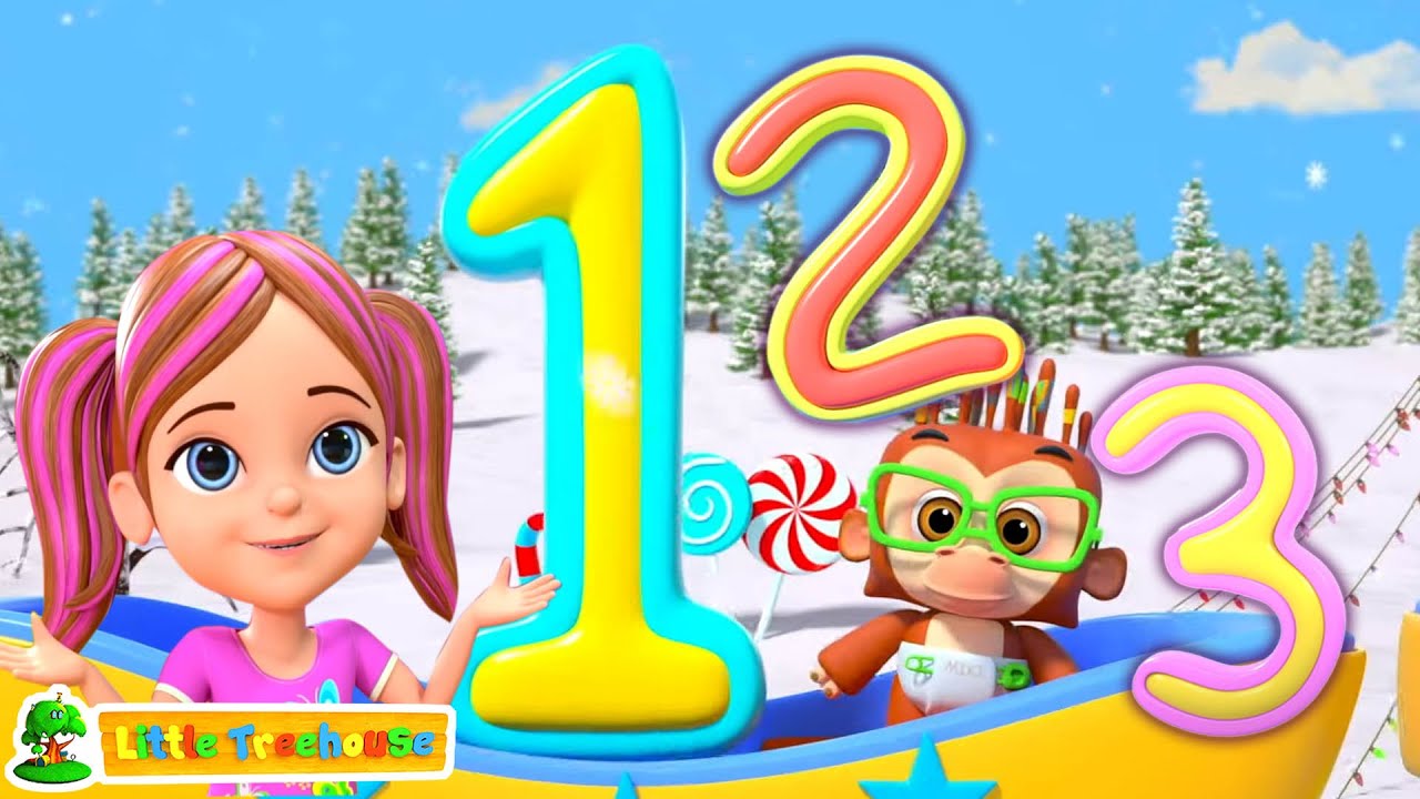 Рождественская номерная песня для детей на английском языке - YouTube