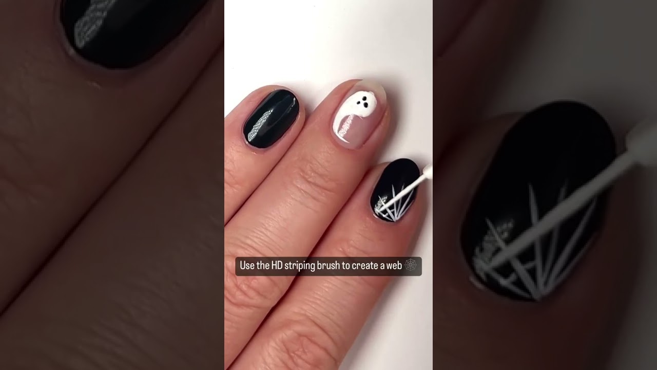 Halloween Glow in the Dark Ghost, ManiCURE Real Nail Polish Strips, Dr – ManiCURE  Nail Polish