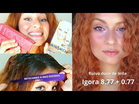 igora 877 com mix 077 Ruivo Maravilhoso 