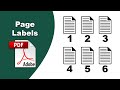 How to Add Sequential Page Labels in a PDF Files using Adobe Acrobat Pro DC