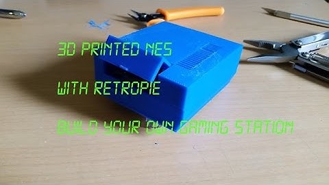 Raspberry Pi NES with retropie | 3D Print | DIY